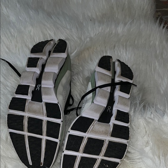 On Running Women's Black and White Athletic Shoes - Picture 8 of 16